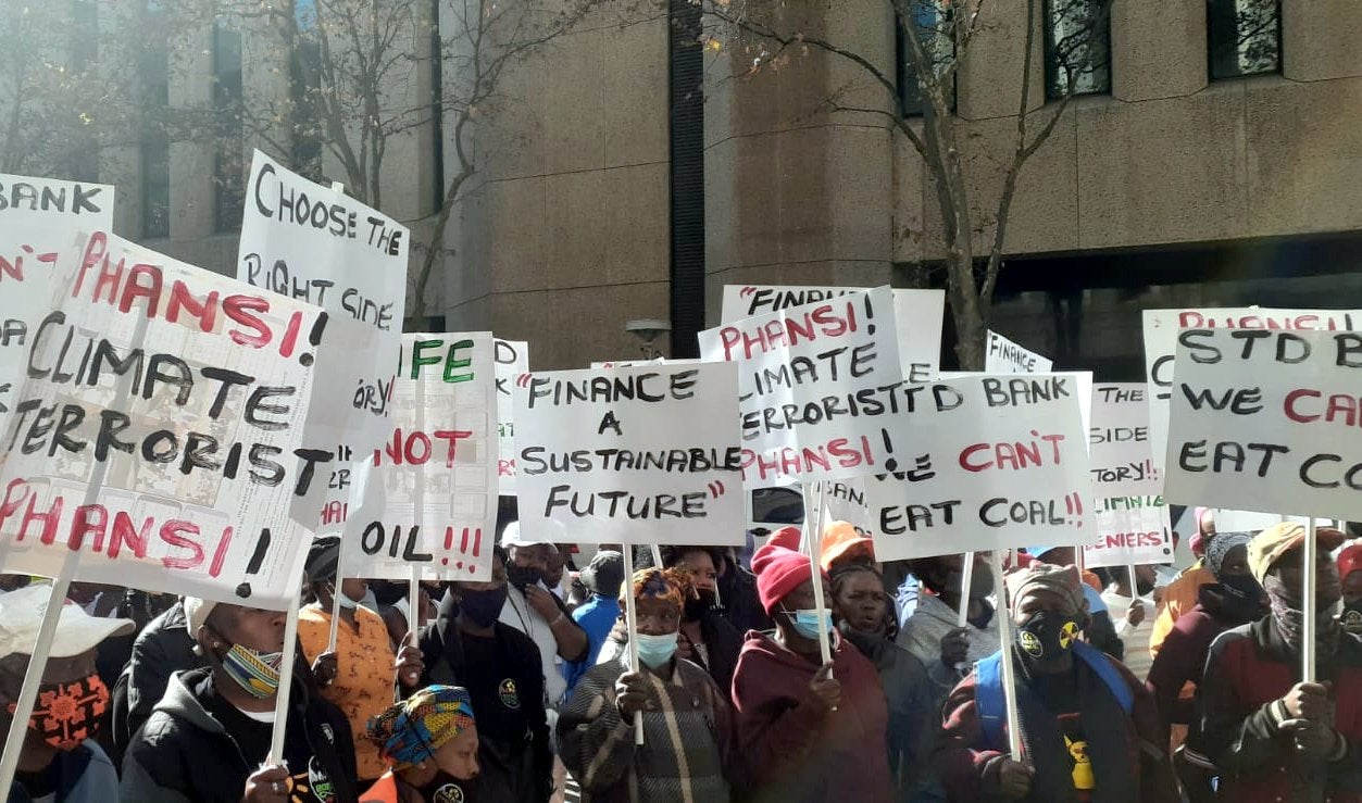 Standard Bank points to climate progress amid activists’ anger