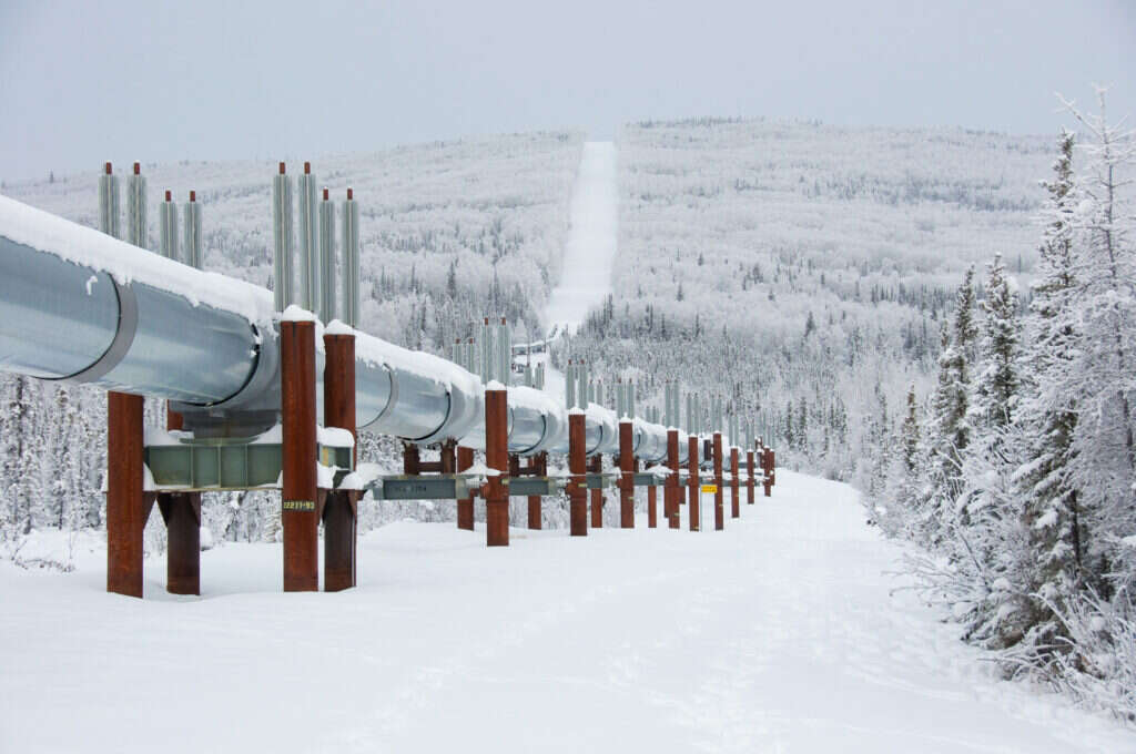 Gas pipeline like those used by Gazprom